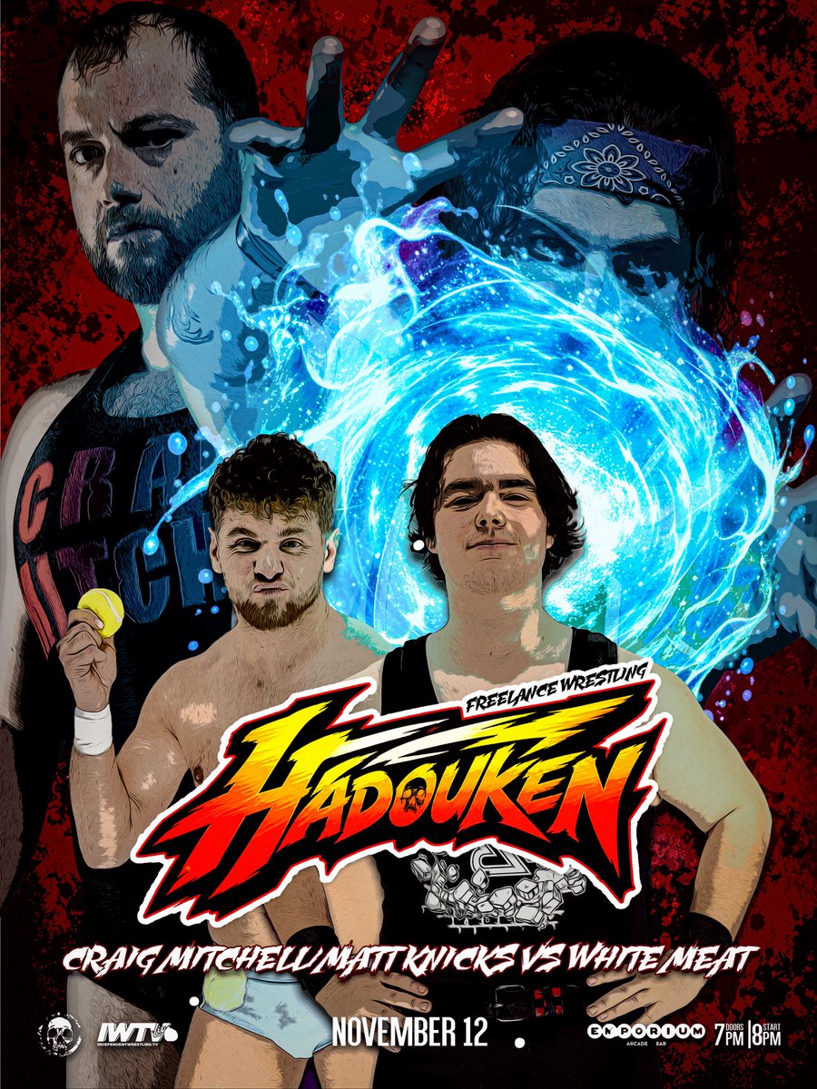 FreelanceWres's tweet photo. 🚨Officially Official!🚨
🎟️: https://t.co/5NprzYCd0C 

Tag Team Match:
Mitchell/Knicks vs White Meat

Hadouken! 
#FWHadouken 

Thurs 11/12/26 
Emporium Logan Square  
2363 N Milwaukee Blvd    
Chicago, IL 60647      

Doors: 7p  
Bell: 8p https://t.co/CH2hN3YDo7