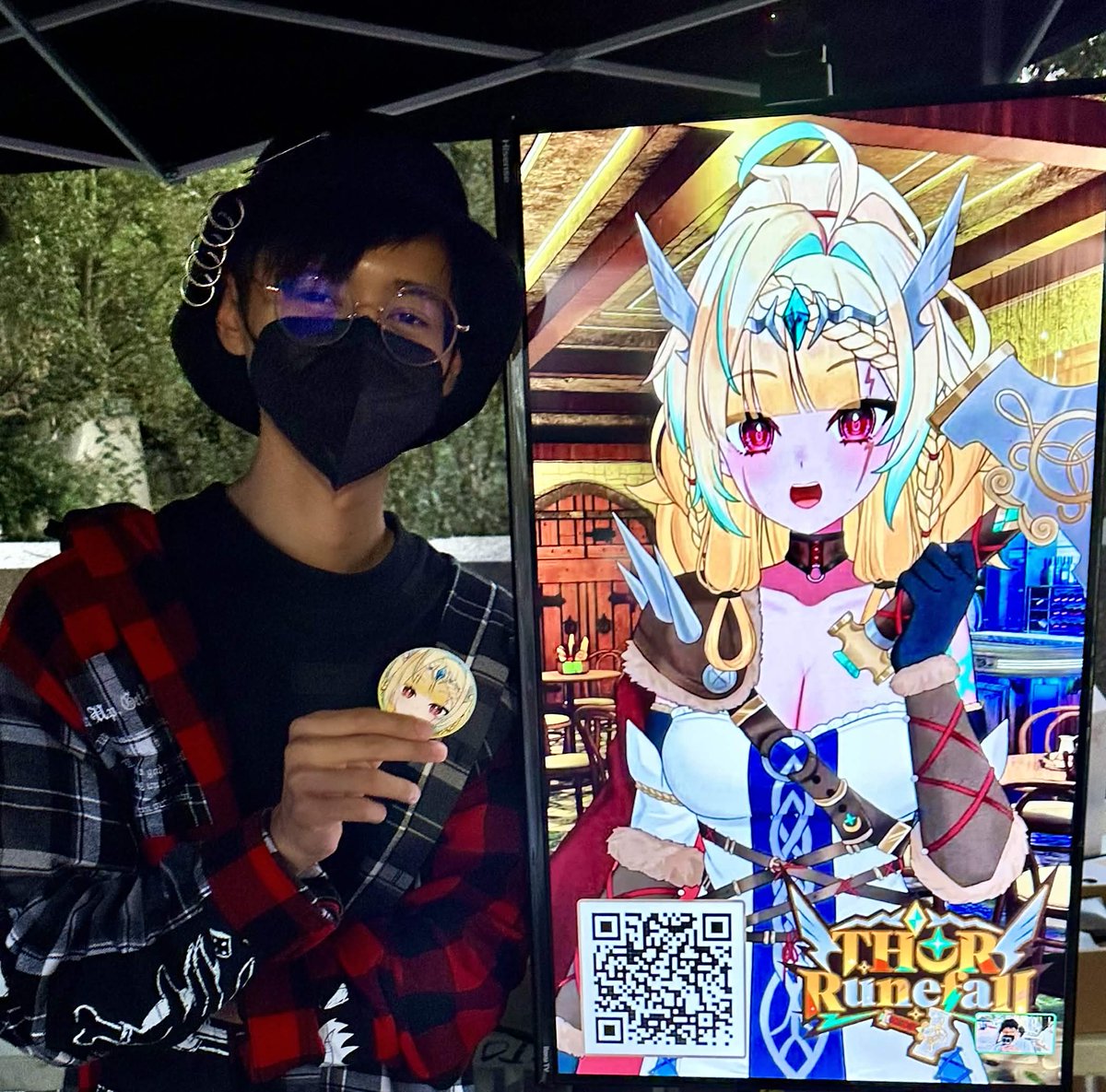 Val_Lixn's tweet photo. [AniMarketplace - 2026]

I was blessed enough to meet the Goddess of Thunder herself @ThorRunefall ! We spoke for a while and I thought she'd be a loud yapper but she's actually so chill and relaxing. I hope she smites me next time with her hammer- I mean what. See you soon~ https://t.co/M5pcrsfMva