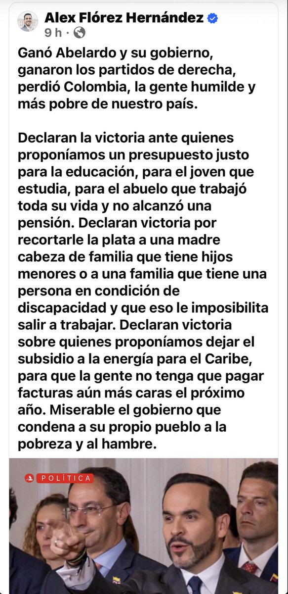 mateoelflautist's tweet photo. Que decían los costeños que votaron por el ilegítimo presidente y quienes pierden el subsidio en su factura de la energía en el presupuesto que aprobó el congreso de Abelardo anoche? FIRMES POR QUIEN?.
La patria milagro es para las mafias políticas, económicas y criminales ! https://t.co/52dz7yyxKB