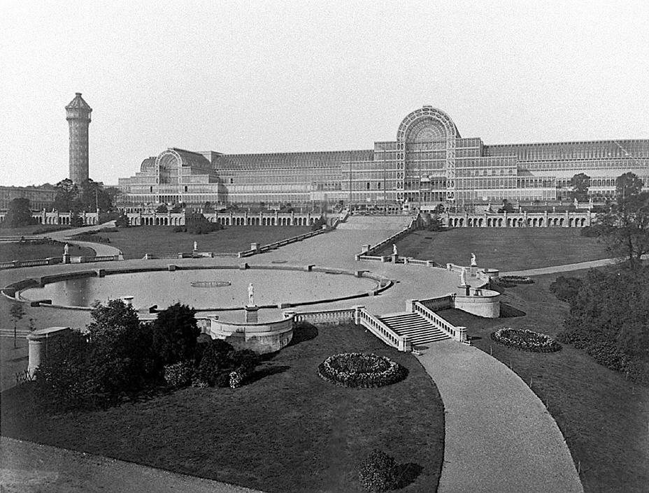 the_culturist_'s tweet photo. I spend a lot of time, perhaps too much, thinking about the lost architecture of Britain.

Crystal Palace was the most tremendous loss of the modern era, yet it's rare to see any pictures of it. When built in 1851, it was the largest building in the world and three times the size of St Paul's Cathedral. 

What's more, that immense ironwork and 293,000 glass panels went up in just 190 days for the World's Fair. Almost 1 million square feet of glass. An extraordinary feat.

It was razed in a fire in the 1930s and never rebuilt.
