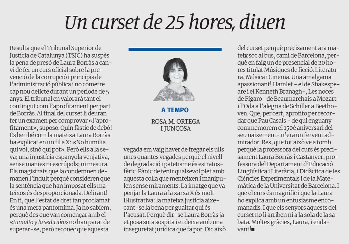 RosaMOrtega5's tweet photo. Moltes gràcies @LauraBorras per la teva fermesa! I mil gràcies també per Músiques de ficció de @UniBarcelona ! Aprenem molt i ens ho passem molt bé! https://t.co/C91nCHxnPc