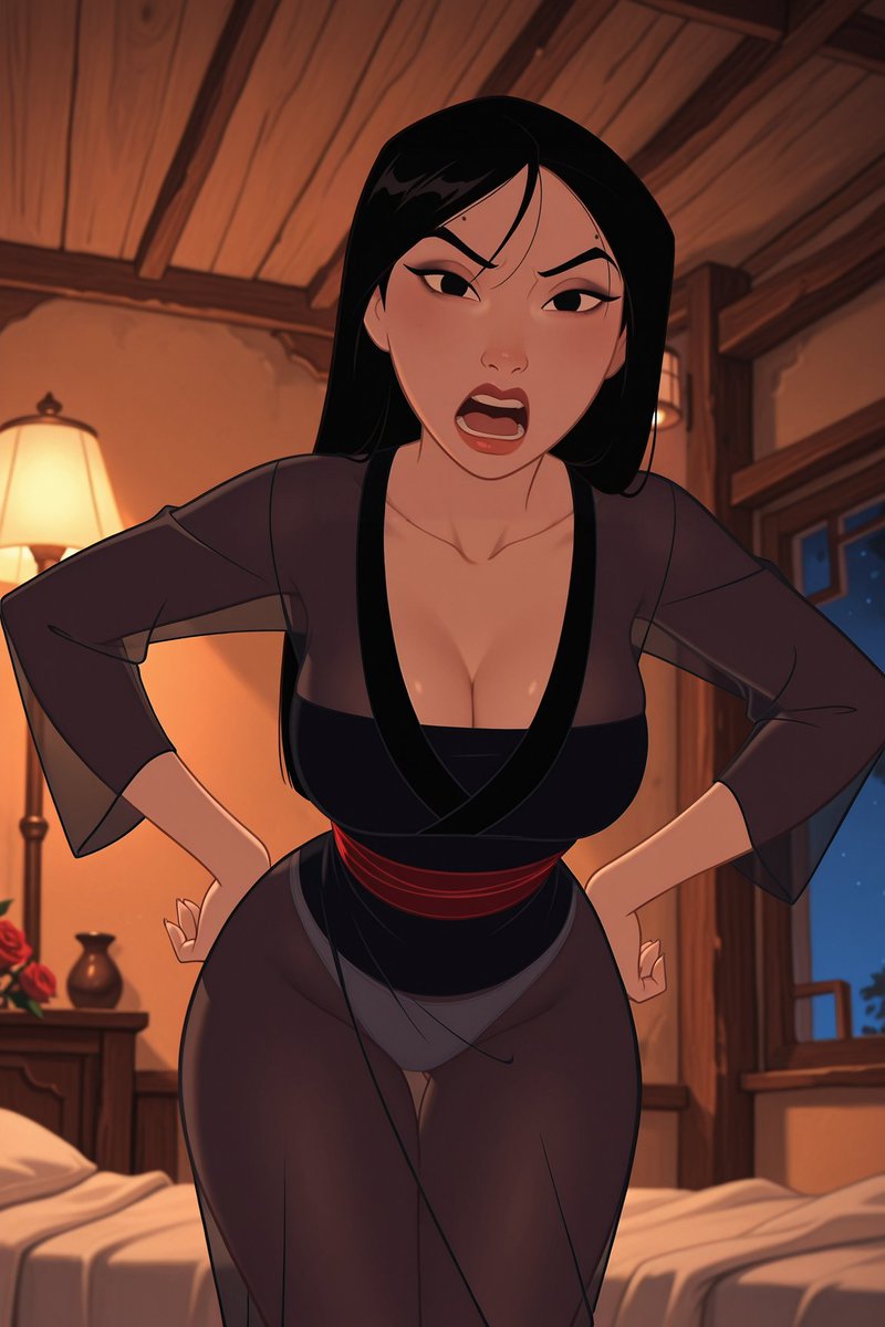 AliceStarai's tweet photo. Mulan Wildest night ❤️‍🔥

#AIart #AIイラスト https://t.co/jtbOaYwuZU