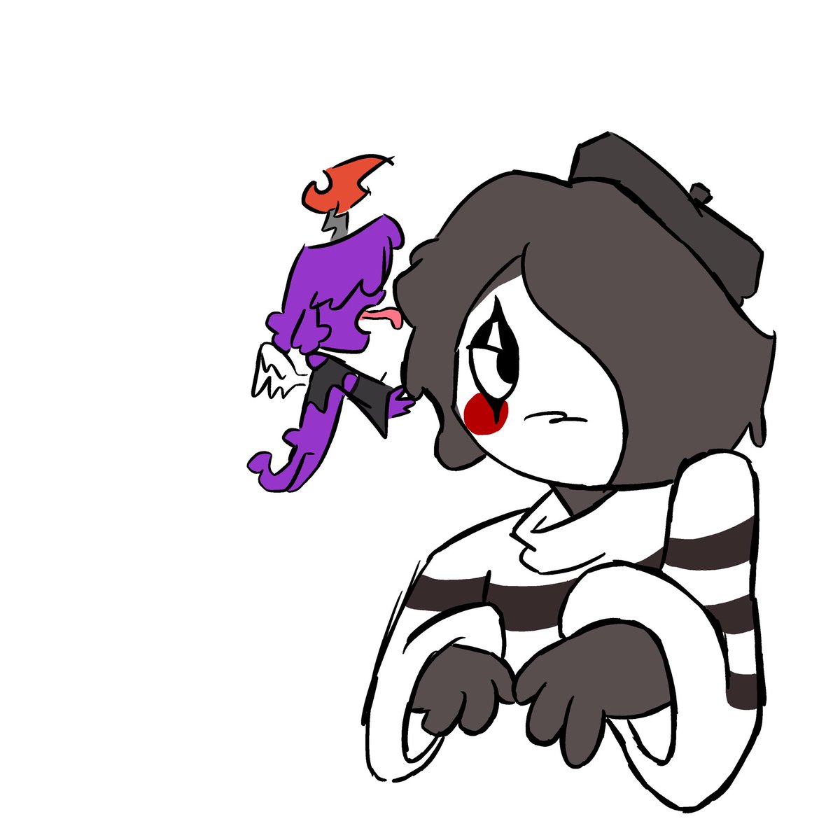 c0nfetti_cakez's tweet photo. I’m lowkey embarrassed to post my art uhm I’m lowkey embarrassed to post in general this is cringe okay bye
#flameknight #flameink #soulvester #blot #waxwell #dandysworld https://t.co/9aMr8I8pHK
