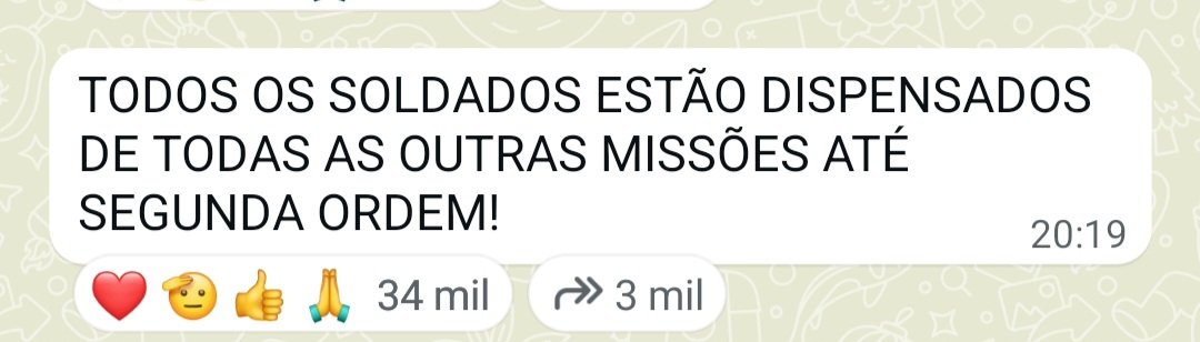 so__observo's tweet photo. Passo mal com o Janones kkkkkkkkkk
O Brasil é INSANO, DO NADA estamos em um grupo chamado Exército Do Lula junto com políticos, artistas, famosos, autoridades recebendo comandos de um doidinho do centro.
É POR VC LULA 1️⃣3️⃣🇧🇷❤️🙏🏽 https://t.co/lfM6U9Q3Tu