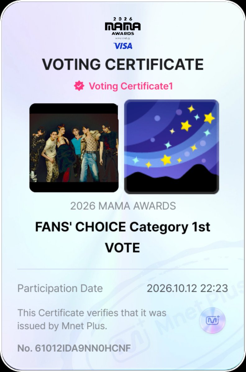 woniwonwon_'s tweet photo. I vote #ENHYPEN for #2026MAMAVOTE

Oct. 12-13, 2026 https://t.co/VhrLZird82