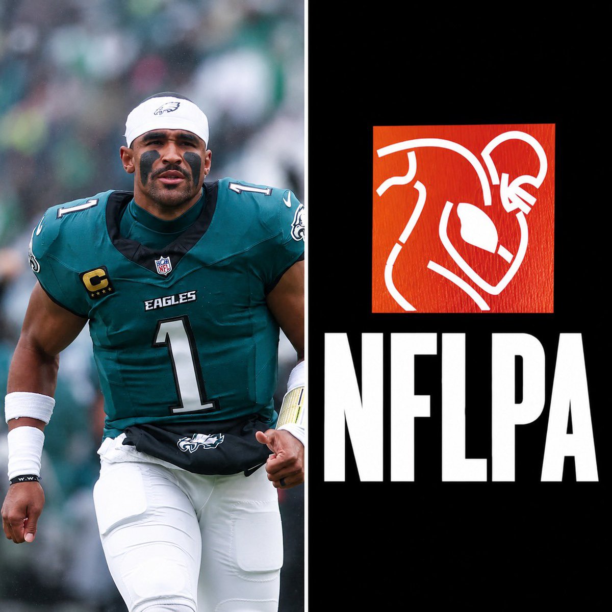 MySportsUpdate's tweet photo. Statement from the NFLPA on the #Eagles and QB Jalen Hurts:

“The NFLPA is not aware of any NFL investigation into the medical care provided to Jalen Hurts. In fact, the league previously informed the union that it did not plan to review the care he received. Before conclusions are drawn about how this situation was handled, there must be a full investigation into what occurred. Determining the facts is essential to ensuring players receive the highest level of care and protection going forward.”