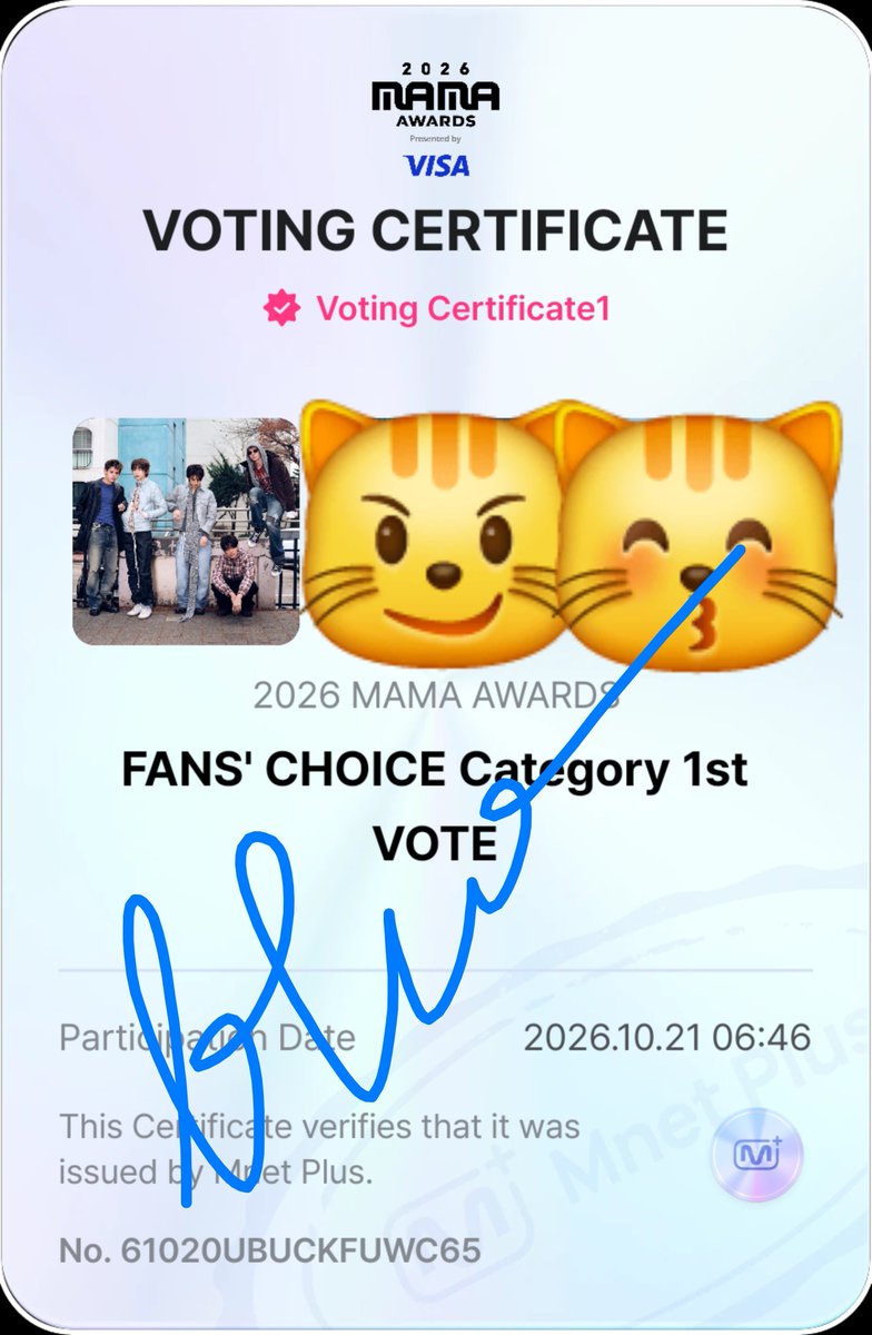 eomshsean113's tweet photo. Udah vote guys?? 

#CORTIS #2026MAMAVOTE https://t.co/nmcUTC4LeK