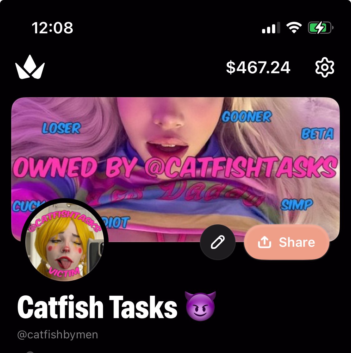 CatfishTask's tweet photo. 💸💸💸💸 FLUSH MORE CASH DOWN THE DRAIN NOW!!! 💸💸💸💸

Nothing makes you hornier than filling my hungry Scam Shredder full to the brim with your hard earned Loserbucks 🥵🤑

Listen to your stupid little penis 🤡🤏 it wants you to empty your bank account to cringe porn 🥴💦 https://t.co/E1bBrXhUqJ