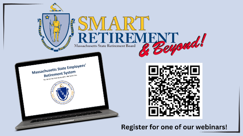 MassStateRet's tweet photo. Active MSERS Members: The MSERS pension benefit is an important part of your financial future. Our SMART Retirement &amp; Beyond Webinars, co-hosted by the SMART Plan, provide an overview of your state pension benefit. Sign up here: https://t.co/I5LP2KCfWm https://t.co/h3CEV3hHas