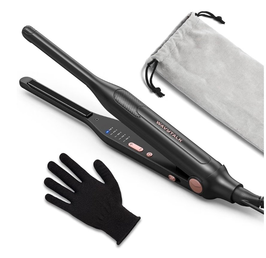 TheTrendy_Times's tweet photo. 21% Off!
0.3" Pencil Flat Iron Small Straightener: A mini ceramic flat iron with 5 heat settings and a curved design perfect for styling short hair, pixie cuts, and roots.
Link: https://t.co/lilT2ATcTp
#PencilFlatIron #ShortHairStyling #PixieCut #HairStraightener #amazonfinds #AmazonDeals