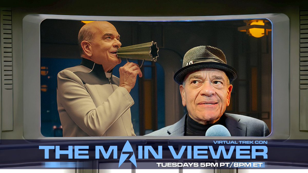 VirtualTrekCon's tweet photo. Robert Picardo on Why Starfleet Academy Cancelled, Two Star Trek Passings, and Magic! 
WATCH LIVE NOW: https://t.co/nXn5zeipJ7 https://t.co/4ha6SN9LiM