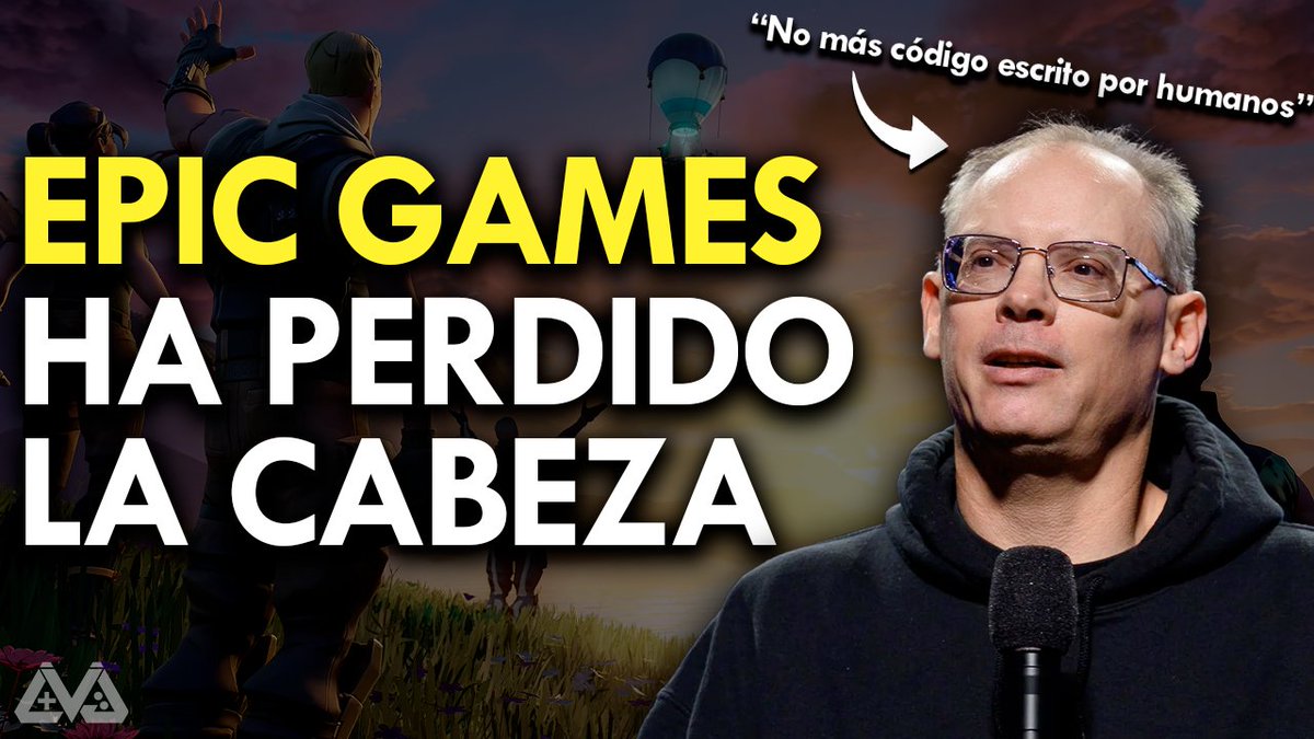AlexCVJ's tweet photo. NUEVO VIDEO!!
El CEO de Epic Games, Tim Sweeney, anunció que la compañía ha pivotado a enfocarse en desarrollar con inteligencia artificial, abandonando el código y arte creado por humanos para su siguiente gran proyecto. Pero detrás, hay más motivos que la "evolución".

Link👇 https://t.co/PZF6W2ggpu