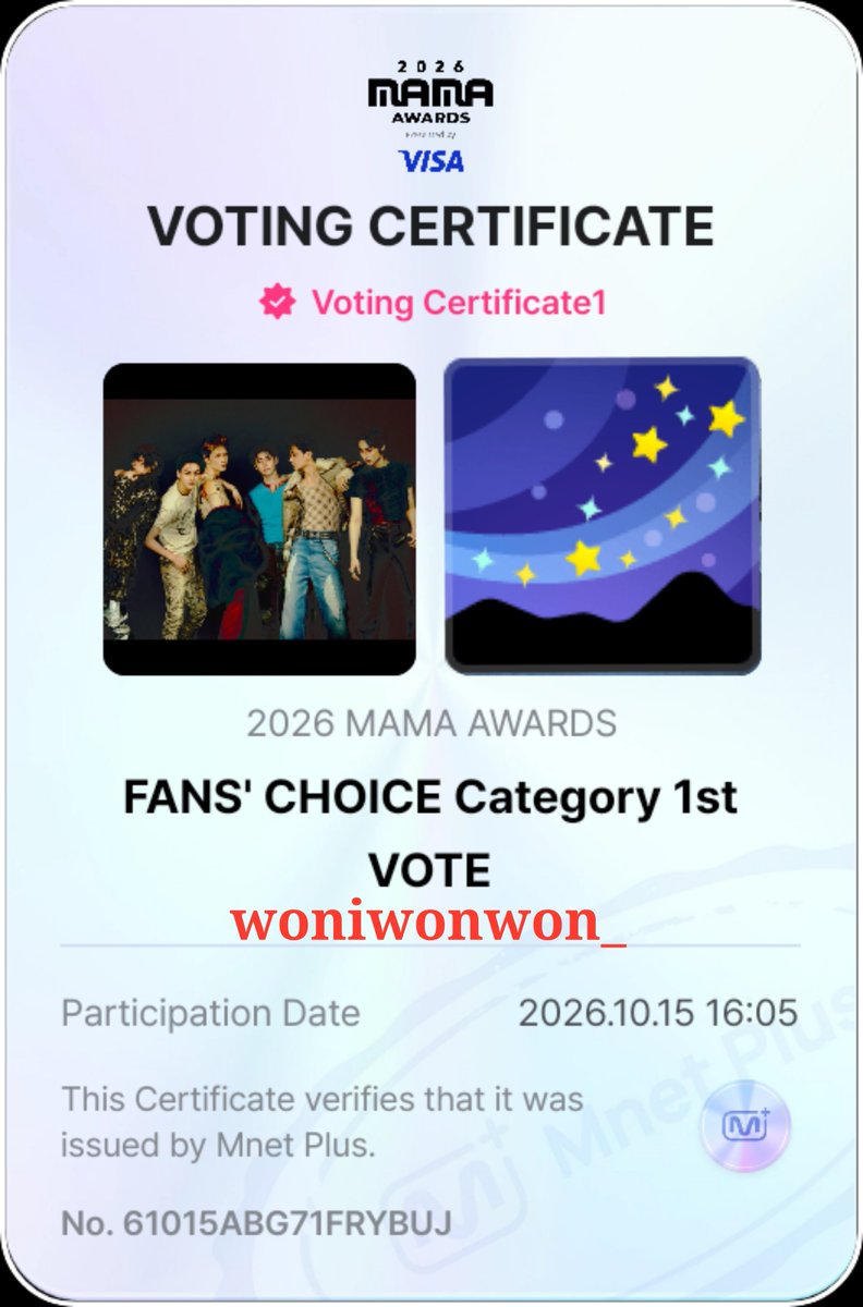 woniwonwon_'s tweet photo. I vote #ENHYPEN for #2026MAMAVOTE 

Oct. 14-15, 2026 https://t.co/lxb3amF6mE