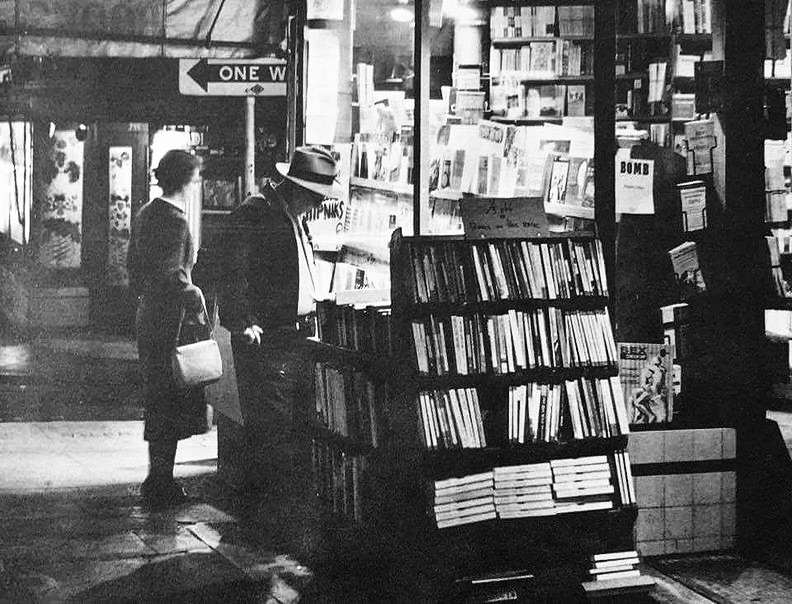 raebops's tweet photo. City Lights Bookstore. Columbus Avenue. North Beach. San Francisco. https://t.co/Bz5atis3o8