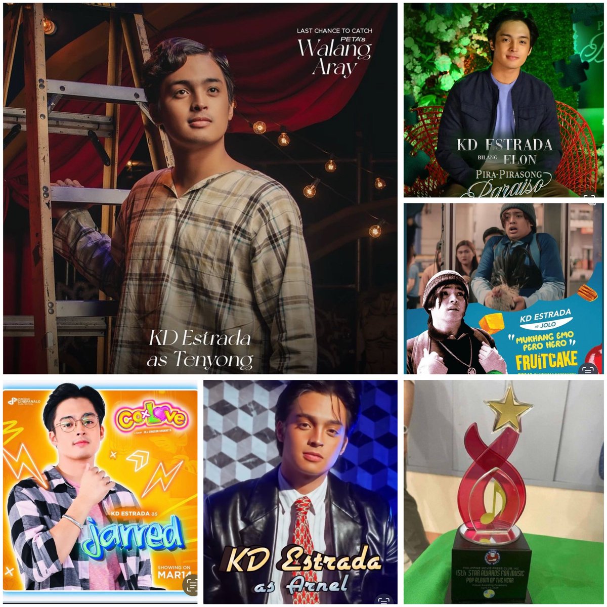 1962EVM's tweet photo. KD has received several recognitions, citations and nominations spanning his young career across music, theatre, tv and movies. Proud to say he won some of these! Give him a few more years and he will be one of the more important star in the industry!

#KDEstrada
#WhatMoreKD https://t.co/gmrFuS38kg