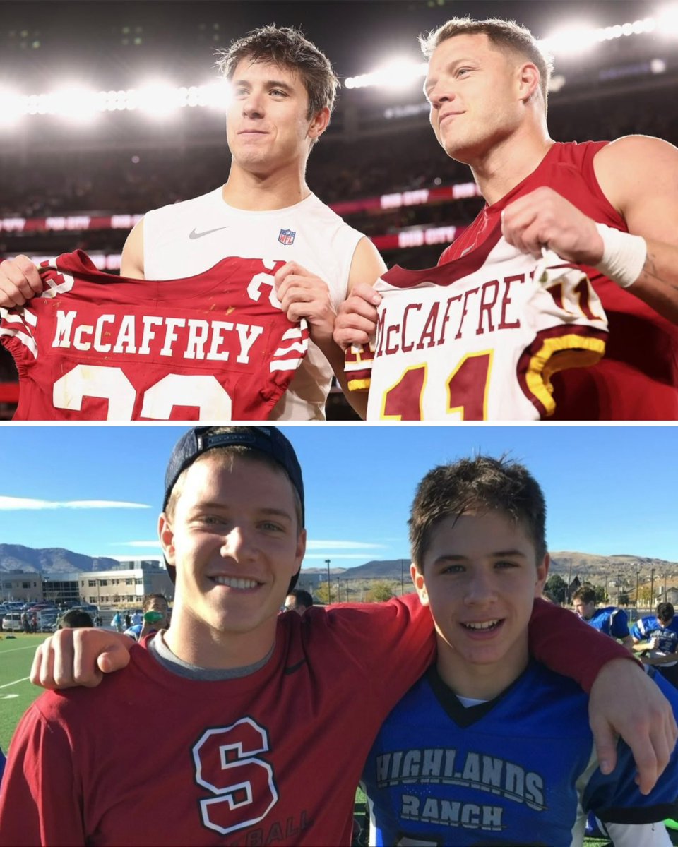 TheSFNiners's tweet photo. The McCaffrey Bros https://t.co/9kpZGOcStj