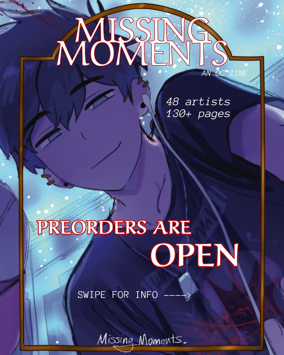 missingmomentsz's tweet photo. ITS HERE!!! check out our 130+ page long zine full of OC art from all your favorite illustrators and comic artists ; D https://t.co/C9Fg9f6oUf