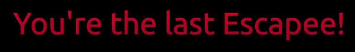 Forsakencov's tweet photo. "I have the idea of when "For Old Time's Sake" plays, the LMS icon were replaced by the "You're the last escapee." The SFX plays in the start of the LMS and would fit perfectly."

#Forsaken #forsakenroblox https://t.co/RZDiRSkmJy