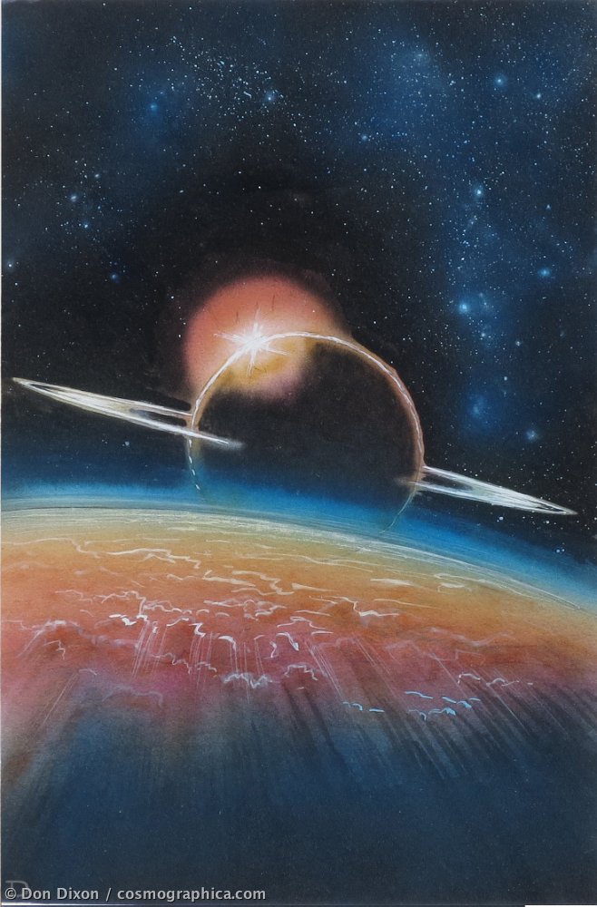 ToughSf's tweet photo. A view from the moons: Titan, Mimas and Phobos.
Sketches by the legendary Don Davis.
#space #art 
https://t.co/i9e0atRRL8 https://t.co/EEIgrL3iFR