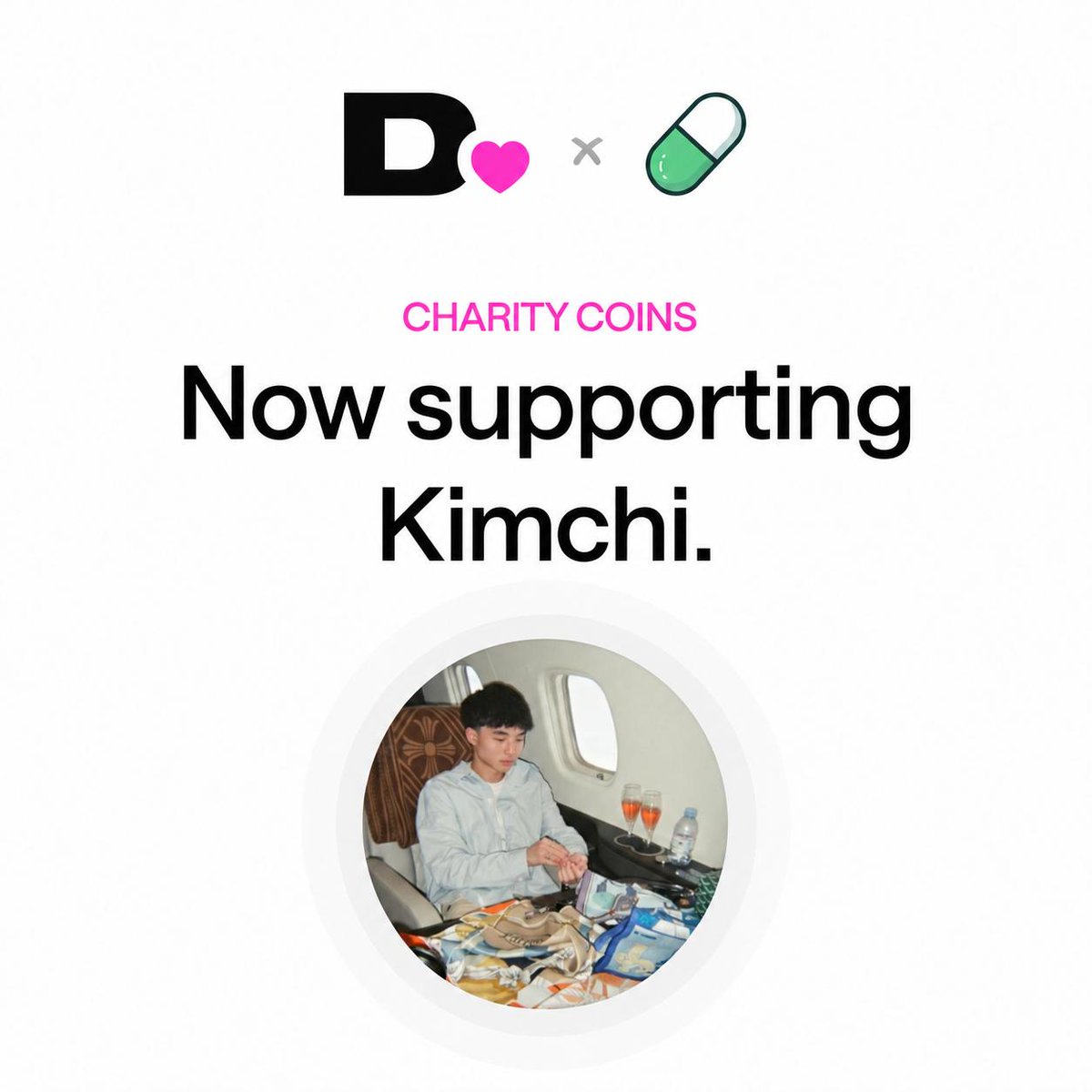 leap_xyz's tweet photo. Charity Coins can now donate to Kimchi https://t.co/8TTdtknMY1