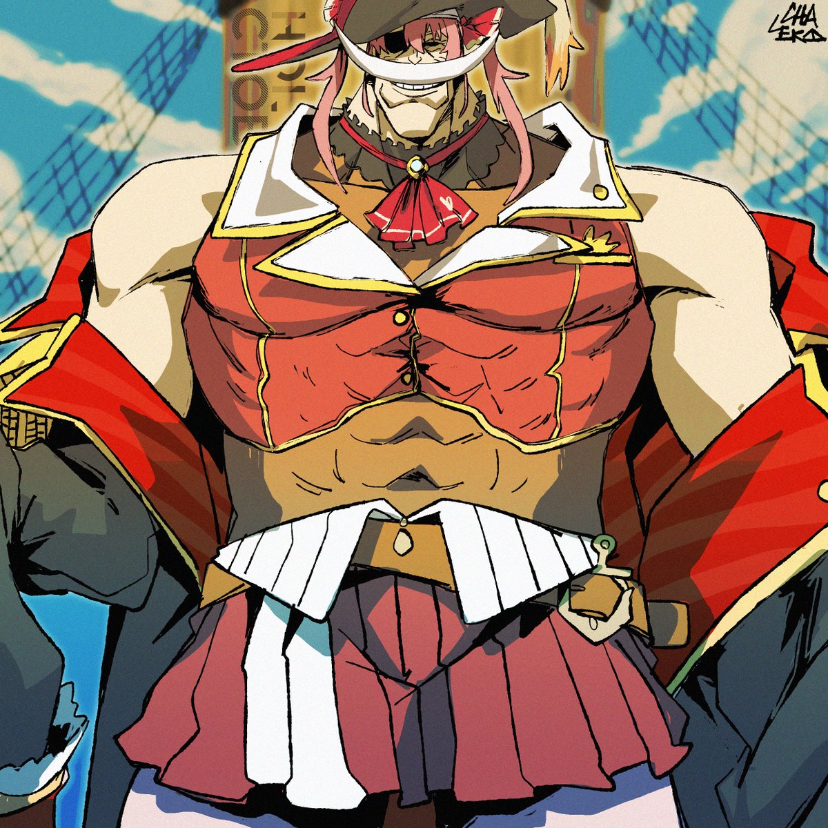 Chalek0's tweet photo. 19 - Pirate 

THE HOLOCTOBER IS REAAL ‼️

#HOLOctober #マリンのお宝 https://t.co/vw0y1KWzcA
