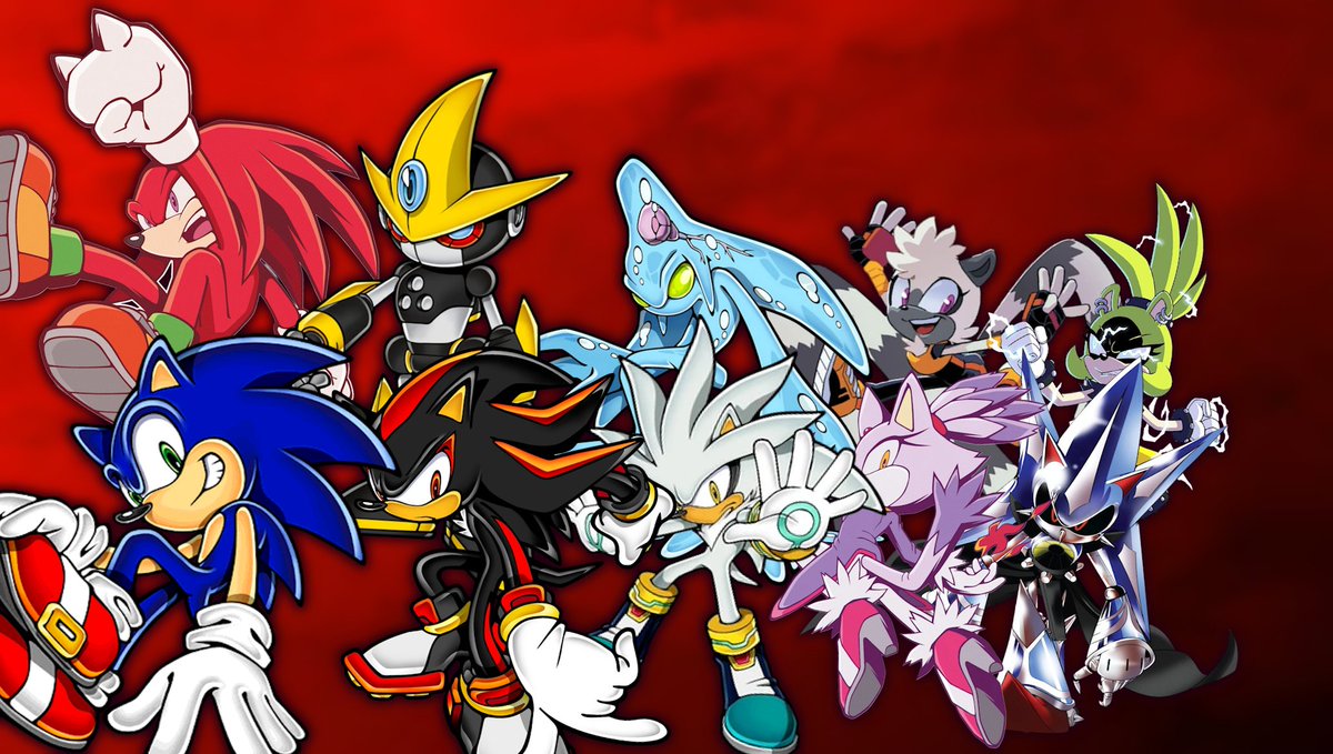 RubyPncake's tweet photo. Sonic Verse Tournament of Power lineup https://t.co/YpJ3C82Fpe