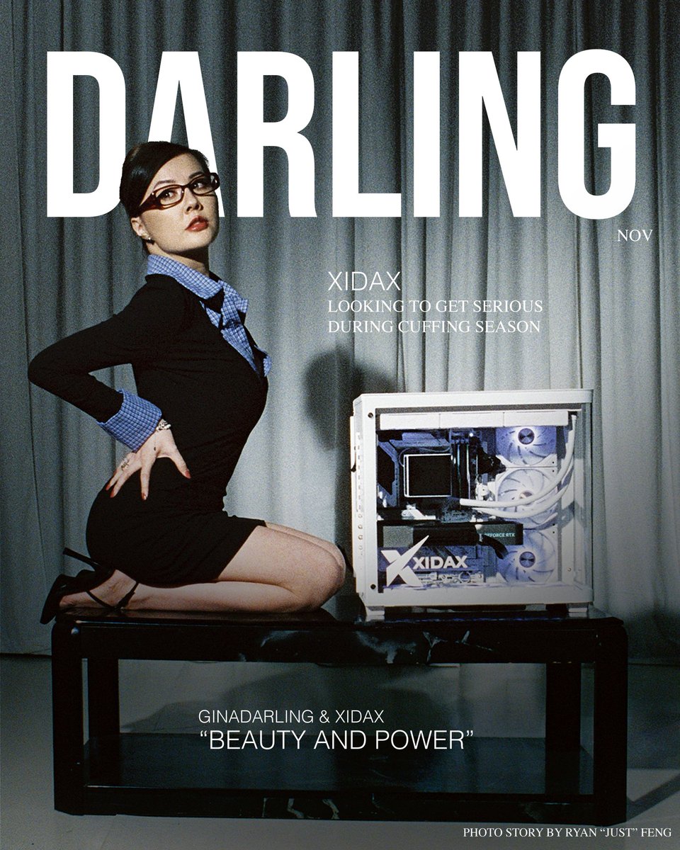 MissGinaDarling's tweet photo. I got a custom PC built so I had to do a sick shoot with it. Thank you @xidaxpcs 🖤 https://t.co/xfJEzpCF31