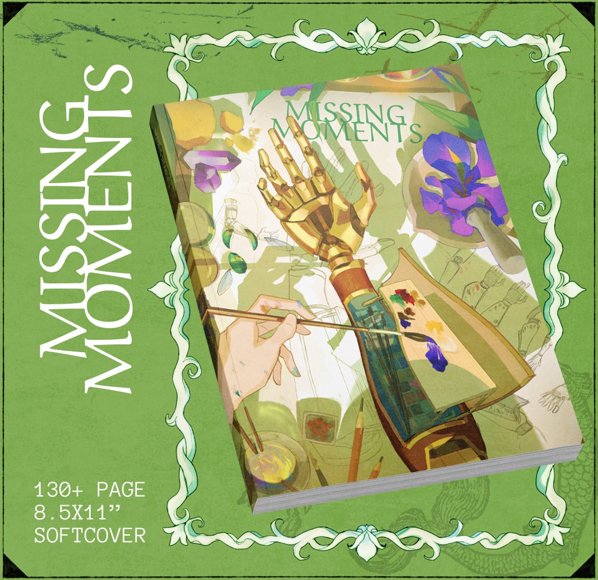 missingmomentsz's tweet photo. Preorders are now open for our fantasy/slice of life OC zine, filled with art and writing from artists all across the world! 🍀 ݁˖༘⋆

link below :D https://t.co/BDoLRJSwMR