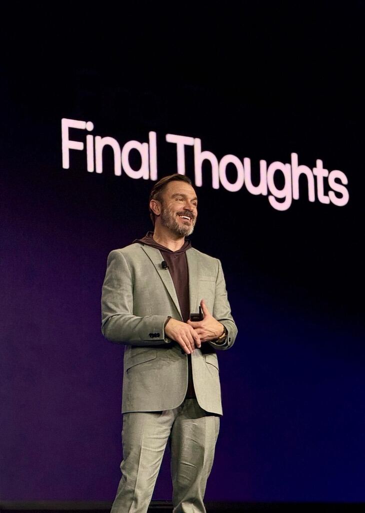 SentinelOne's tweet photo. "We have the same capabilities. Everything they are doing, we can do. This is the first tech that actually benefits us rather than the attackers." - Steve Stone, Sentinel One Chief Customer Officer #OneCon https://t.co/9rIcQl9gVK