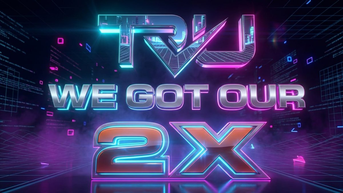 neil4crypto's tweet photo. Did you get a 2X today?   Tru2X users and partners did.   There is never a late day to get started on your 2X journey.
🔗🔗🔗https://t.co/EvMUS2tbNo