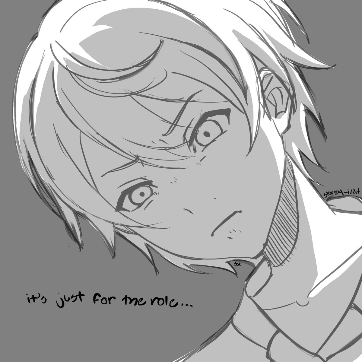starsay_id0it's tweet photo. #prsk_FA #司天馬 
TW: SH IMPLICATIONS⚠️‼️
.
.
.
.
.
.
.
.
BTW, I don’t condone self harm in any shape or form I just found the concept quite interesting alright. https://t.co/Td3FvwxWuF