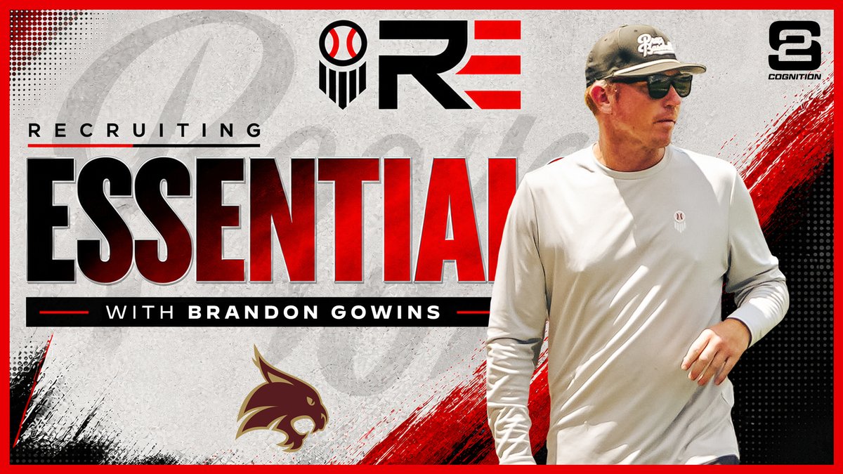 prepbaseball's tweet photo. 🚨𝗧 - 𝟭𝟬 𝗠𝗶𝗻𝘂𝘁𝗲𝘀🚨

We go 𝙇𝙄𝙑𝙀 at 8:00 pm CST with @TXStateBaseball Assistant Coach / Recruiting Coordinator, @BGowins1219 ‼️

@S2Cognition | @ShooterHunt | @PrepBaseball_TX https://t.co/4426af921b
