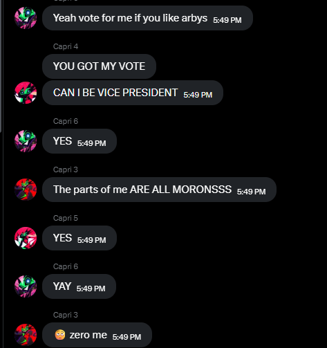 C4priQueen's tweet photo. There are currently 6 capris in my head and they all are fighting as to which one should boss over the others so we can have lunch https://t.co/ECwb3Dsjh0