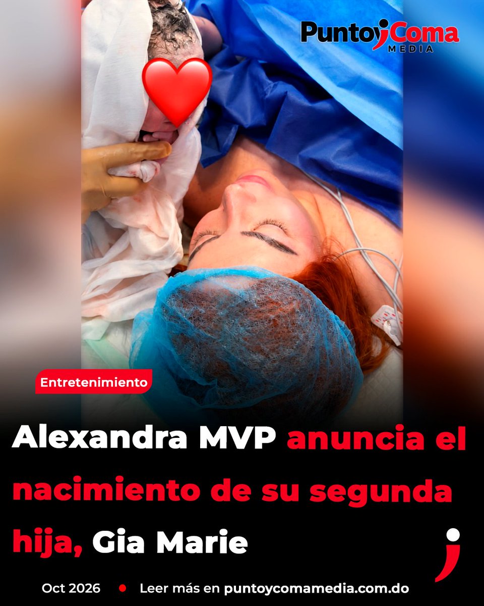 punt0ycomamedia's tweet photo. La influencer y socialité Alexandra MVP anunció el nacimiento de su segunda hija, Gia Marie, compartiendo emotivas fotografías junto a su primogénita Charlotte Marie y expresando su agradecimiento a través de las redes sociales.

Para ampliar esta y otras noticias, visite: https://t.co/vAxWWDedC4

#AlexandraMVP #GiaMarie #FarándulaRD #Entretenimiento #RepublicaDominicana