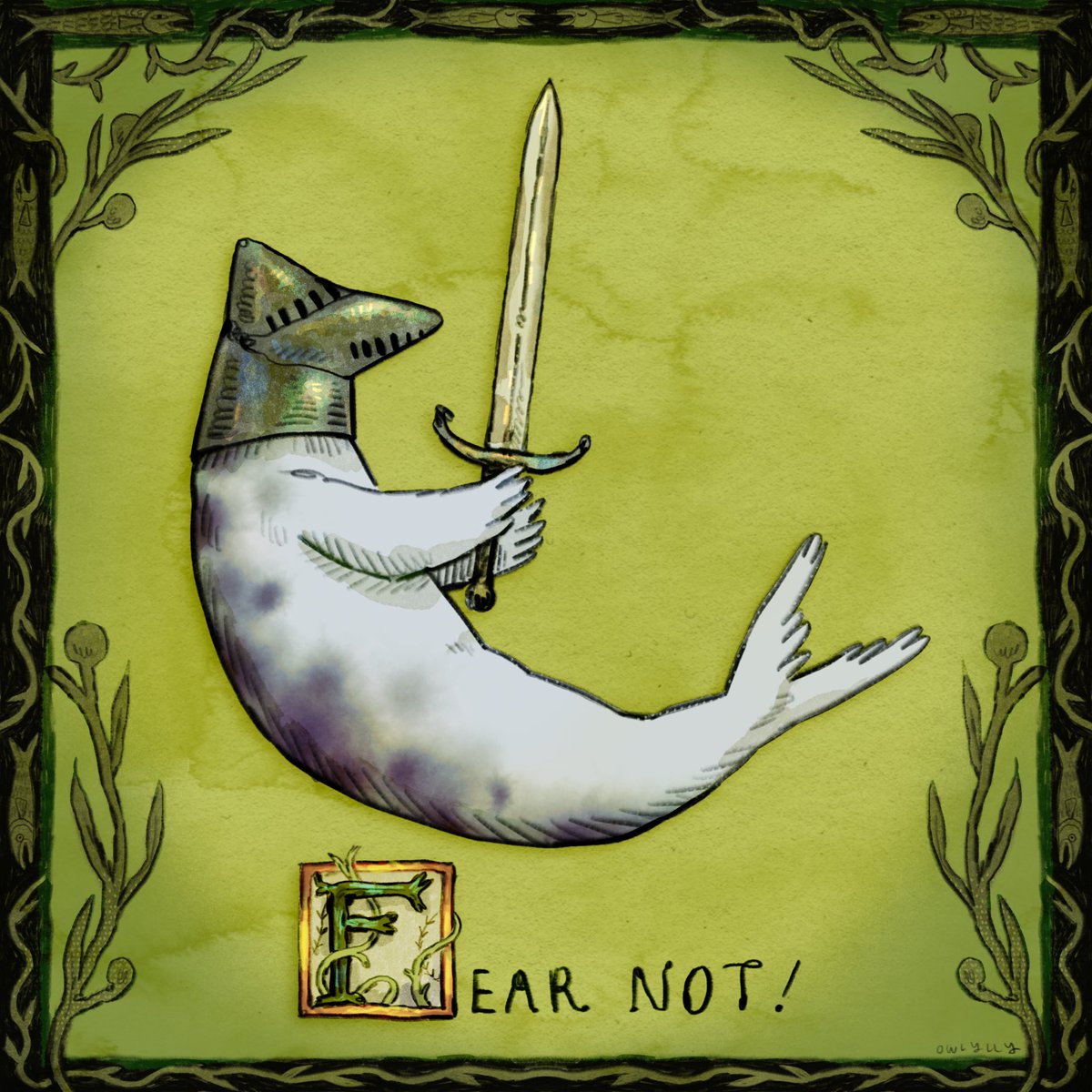 owlylly's tweet photo. Brave knight! sticker https://t.co/3b21IZUxB7