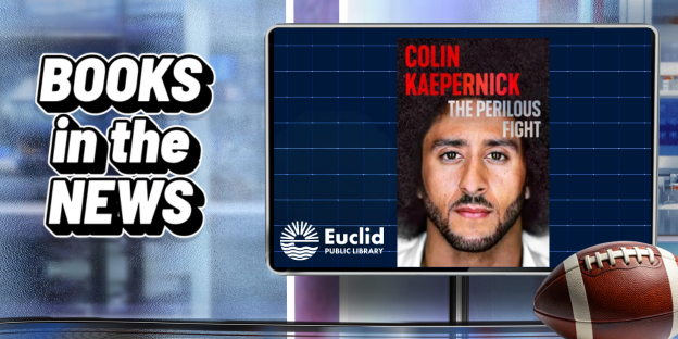 EuclidLibrary's tweet photo. Colin Kaepernick's book "The Perilous Fight" is in the news. 10 years after taking the knee, he reflects on his protest. Place the book on hold:
https://t.co/C8fxNXbbbI
#EPLreads #Colin Kaepernick #book https://t.co/Qc815cpquY