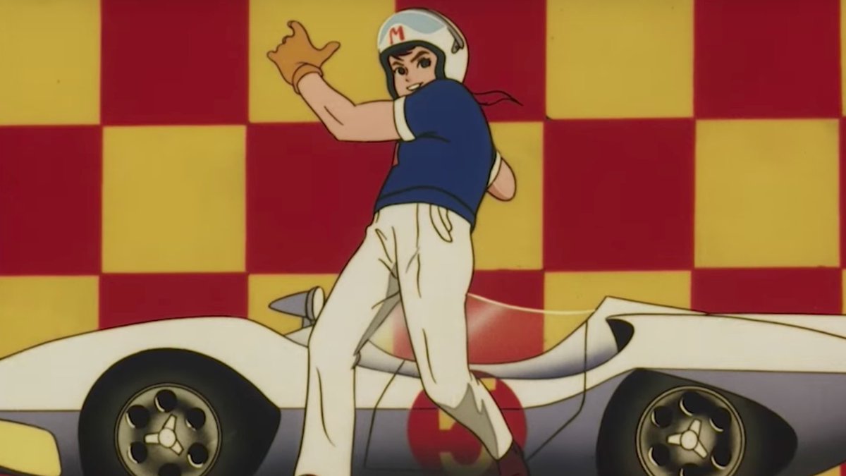 RobButcher's tweet photo. I think Speed Racer’s Mach 5 was the inspiration for Tesla’s Roadster. Just say’n. https://t.co/pyTyBC988R
