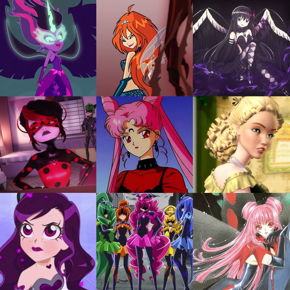 fateoops's tweet photo. One thing about evil magical girls, they gonna SERVE https://t.co/bMqIqBRwHL