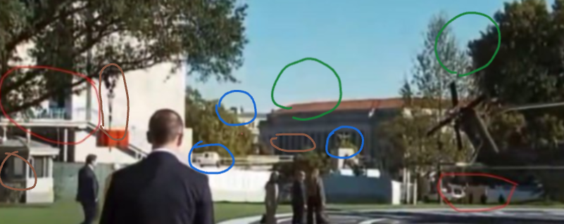 Trippo7's tweet photo. @ichigramma @theDigitalCCH @allchronology He was also waving at these people.  Circled in green, blue, and brown: https://t.co/iSlmbmyhpL
