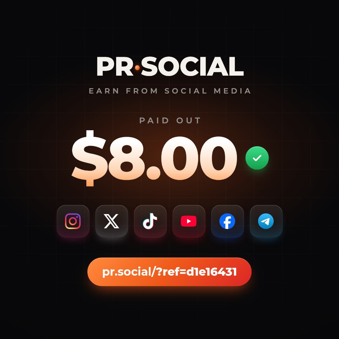nasif_rifat's tweet photo. My payouts from https://t.co/pFtyA9ON7D: $8.00 ✅ 
Just likes and follows 📱 https://t.co/6JgU57uNjM #prsocial https://t.co/Qjhk5mjwLm