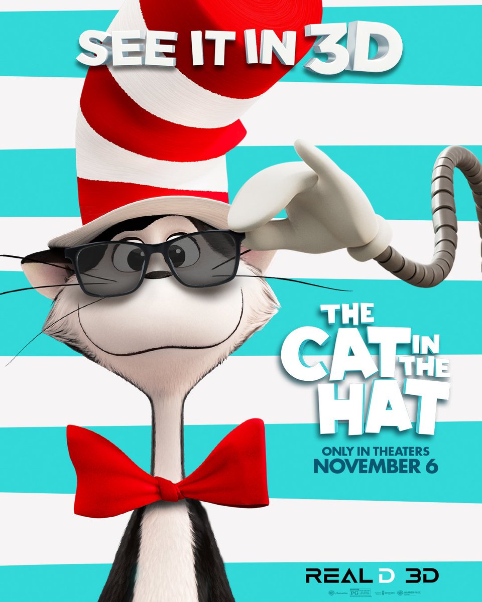 MovieCrazyP's tweet photo. Él es el mejor haciendo un desastre.

Disfruta #TheCatInTheHat en #RealD3D.

@WBPictures_Mx presenta #ElGatoConSombrero, 5 de noviembre en cines.

💻 https://t.co/bXTnDQmTB8 https://t.co/gPRuyIRZvT