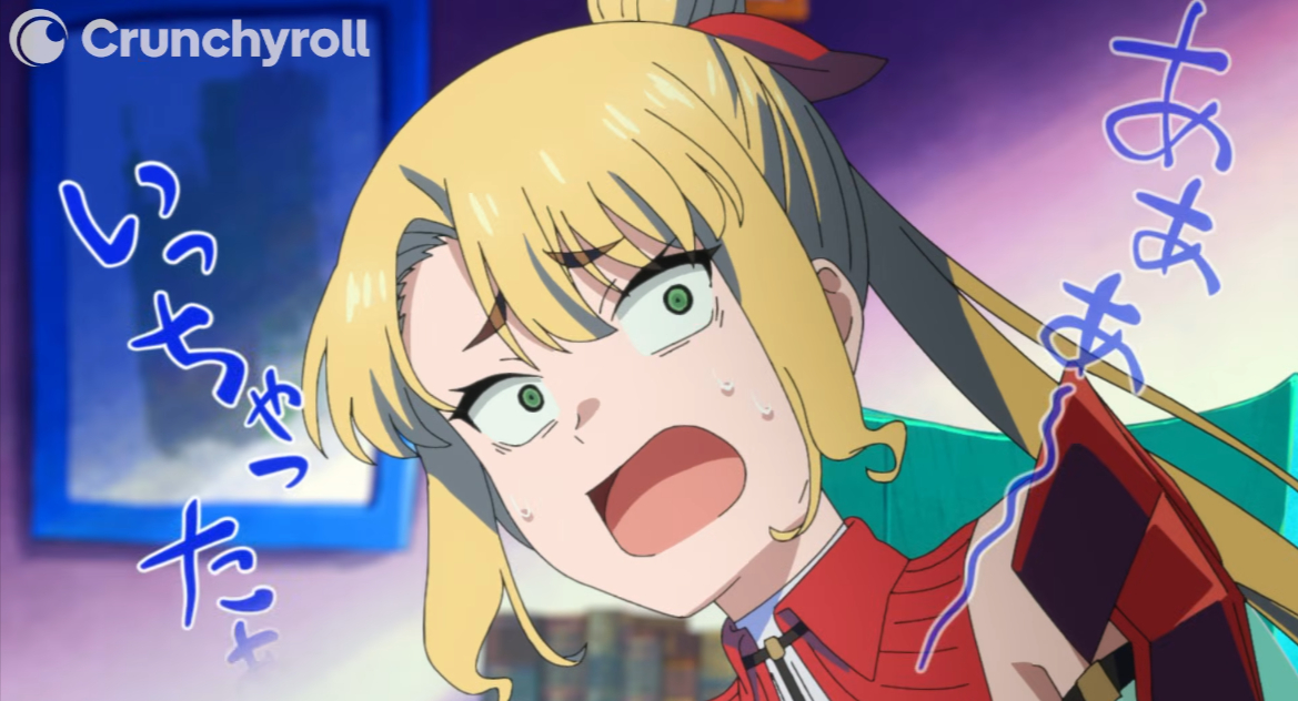 RetroCheating's tweet photo. Be on my team &amp; all your experience will go to me :D I mean, you — I mean, just kidding, haha #TheLaidOffCheatGrantingMage #Crunchyroll #Anime #Manga #Streaming https://t.co/8Tbg2tnms5