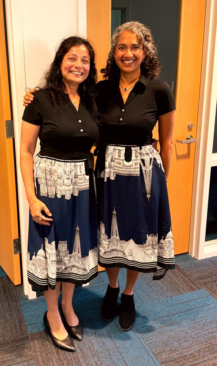 Unitvectori's tweet photo. Work is more fun when you have a twin. Chemistry and Physics are the perfect pair 👯‍♀️ #ootdStyle https://t.co/bKuWPWErC2