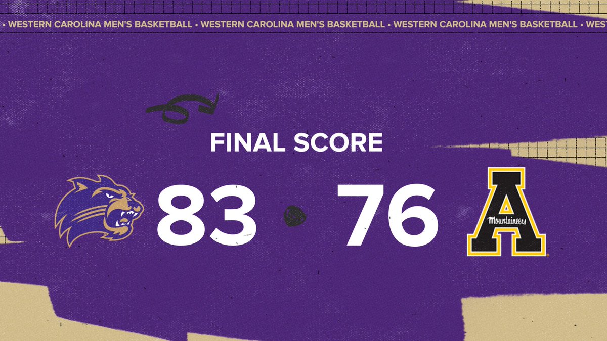 CatamountMBB's tweet photo. #WHEEWIN on the road over Appalachian State. We have home preseason action Monday night against USC Upstate with tip-off slated for 6 p.m. 

#CatamountCountry | #WTD https://t.co/r7PJikKDmp