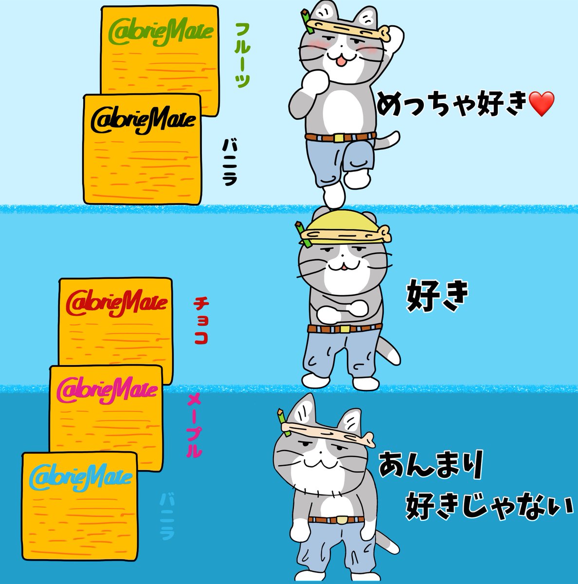st_saidhingu's tweet photo. カロリーメイトの好みは人によって分かれるが
フルーツ味だけは不動のナンバーワンだと思う https://t.co/wYdfskDNtC