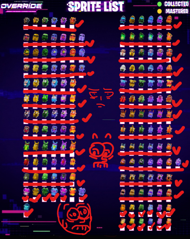 GuillermoDaBro's tweet photo. I JUST NEED ONE MORE SPRITE!... And it just sucks I used a Lucky Locator and got the loothacker Willow sprite... only to find it again in the cheat code... I literally could've been already 🥲
#Fortnite #FortniteOverride #SaveTheSprites #Fortnitemares https://t.co/HJ1lJaucXu