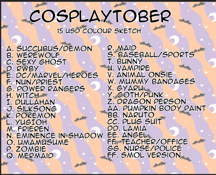 icestickerart's tweet photo. Only 4 left

Daily sketches from Oct. 1 - 31

15 USD for 1 character - 25 for 2

Pick from either Cosplay or kink tables or combine them or bring your own idea (all options are available)

fan art, OC, Male and Female presenting and everything in-between are welcome

#Drawtober https://t.co/ZIvCWpVEt6