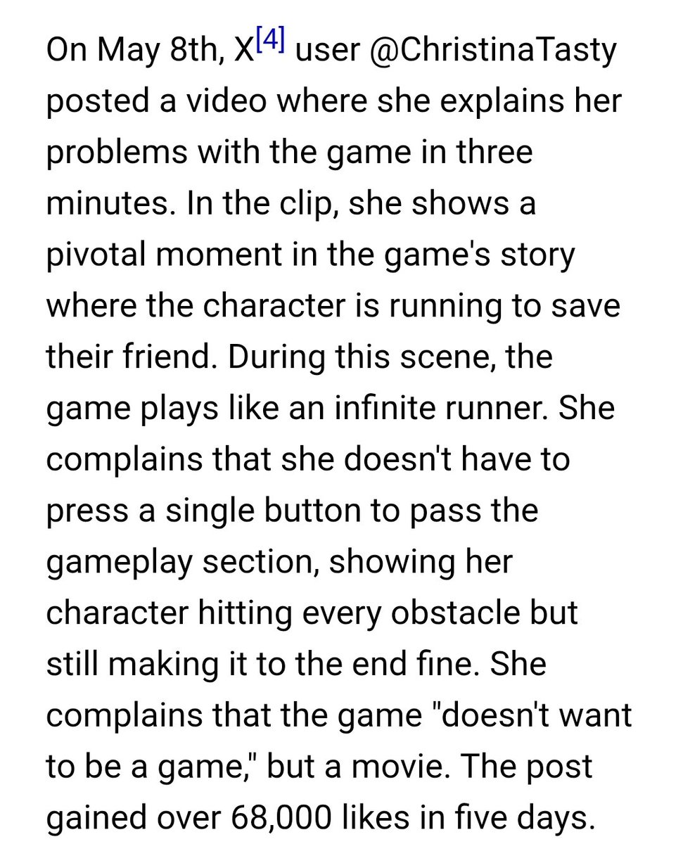 ChristinaTasty's tweet photo. "What was your biggest impact on the Internet?"

It's either the "All games are political" post or, my newer claim to fame, fucking Mixtape. https://t.co/ZJ5y7dqsUp