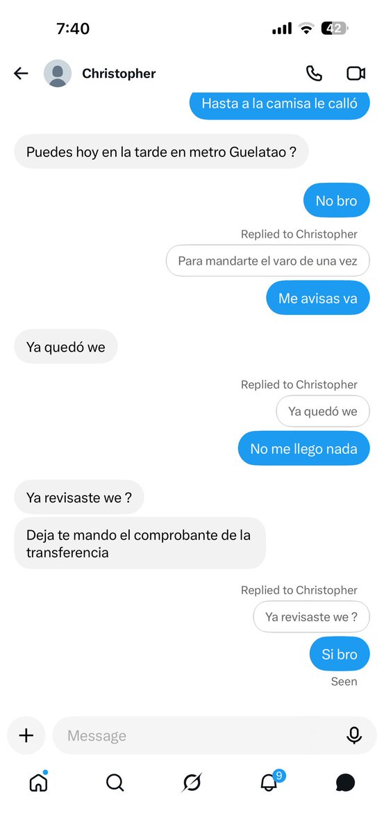ElDeAzultiktok's tweet photo. Le hice videollamada y nunca me pagó

De ahora en adelante solo acepto pagos anticipados gracias a esta personita

Mini #funa jajja https://t.co/UzchXirAef