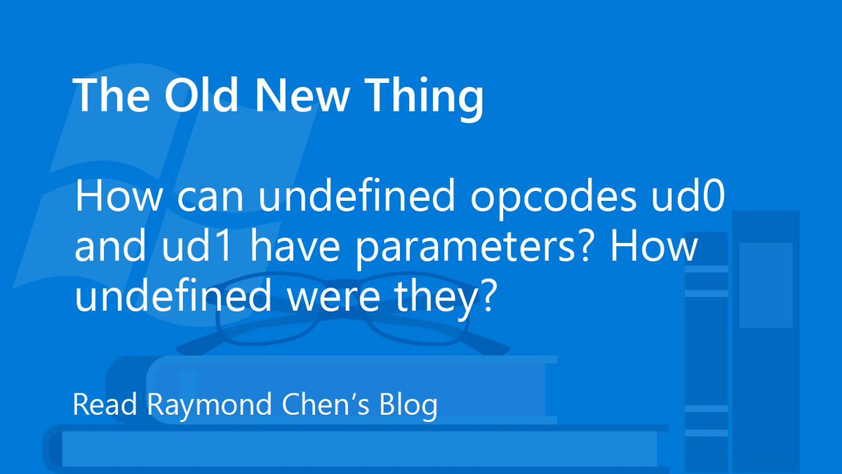 VisualStudio's tweet photo. 🤯 How can an undefined CPU opcode… have operands?
Welcome to x86 history. 🧠⚙️

0F FF could be decoded + parse operands before 💥 invalid opcode. Then backward compatibility helped keep PADDQ out of its natural slot.

CPU archaeology awaits. 🏺
Read 👉 https://t.co/ZnZnADLyeX https://t.co/vQaLZbFgLY